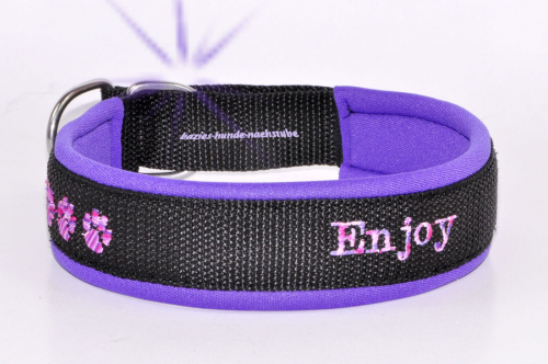 DiY - Halsband mit Namensbestickung (35 mm Breite)