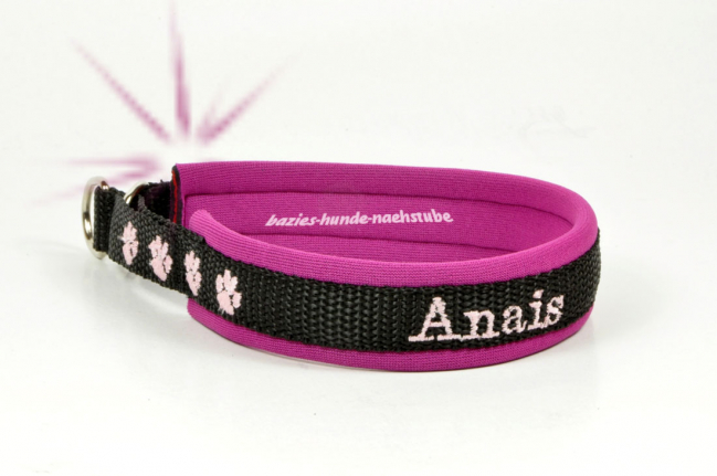 DiY - Halsband mit Namensbestickung (35 mm Breite)
