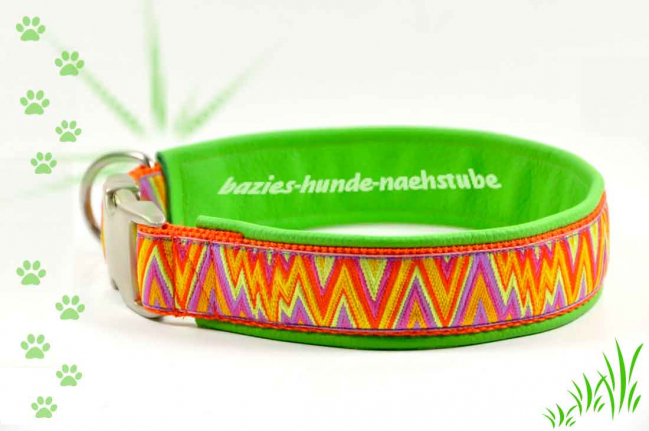 Halsband "ZickZack bunt"