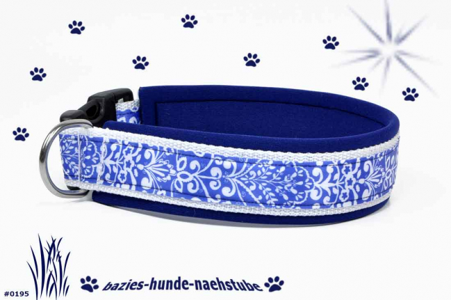 Halsband "Filigran blau"