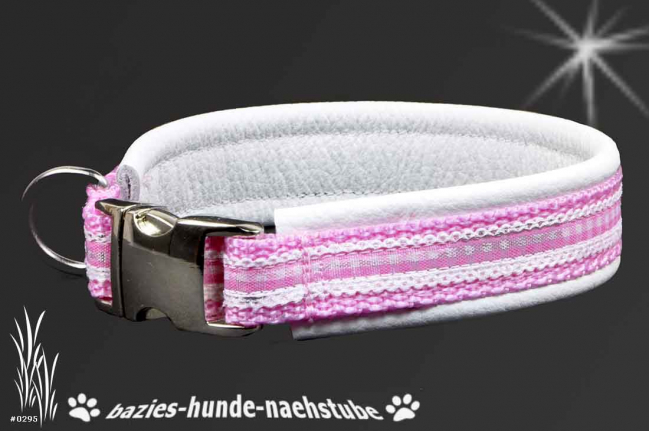 Halsband "HaeckelKaro rosa"