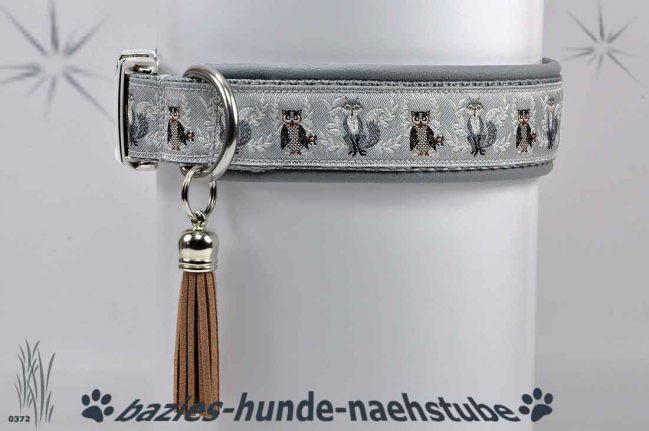Halsband "Eule & Fuchs" mit Quaste